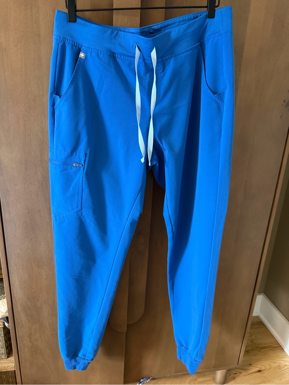 FIGS Electric Blue Drawstring Jogger Pants